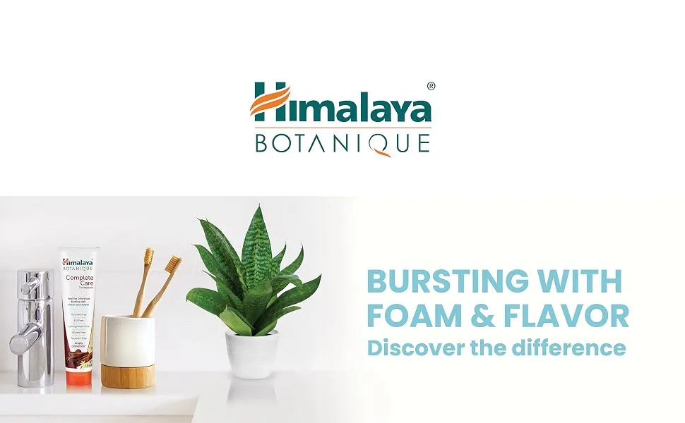 Himalaya Botanique Complete Care Toothpaste Simply Cinnamon 5.29 oz (150 g) - header CINNAMON toothpaste
