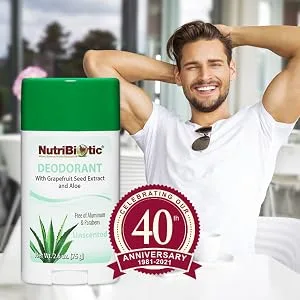 NutriBiotic Deodorant Unscented 2.6 oz (75 g) - Unscented Deodorant - Image