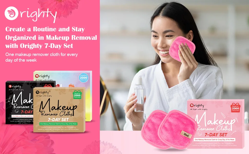 Orighty Makeup Remover Cloths (7-Day Set) - product information 1