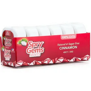 Xlear Spry Gems Mints Cinnamon 40 Count 25 g - product information 3