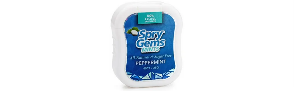 Xlear Spry Gems Mints Peppermint 40 Count 25 g - product information 2