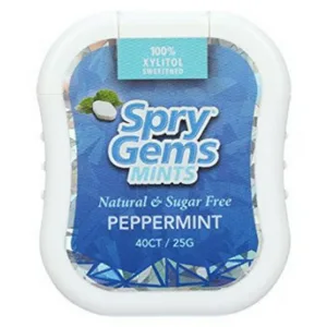 Xlear Spry Gems Mints Peppermint 40 Count 25 g - product information 5