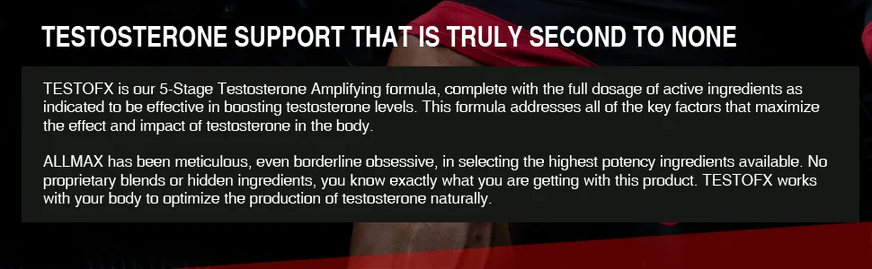 ALLMAX Nutrition TestoFX 90 Capsules - testosterone support allmax nutrition