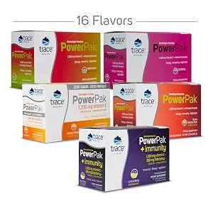Trace Minerals Research Electrolyte Stamina PowerPak Lemon Lime 30 Packets 0.17 oz (4.9 g) Each - electrolyte, stamina, power pak, trace minerals, energy, clean nutrition, drops, powder