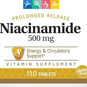 21st Century Niacinamide 500 mg 110 Tablets - product information 2