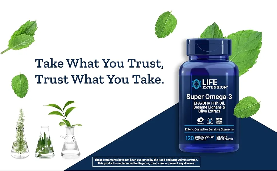Life Extension Omega Foundations Super Omega-3 Softgels - life extension