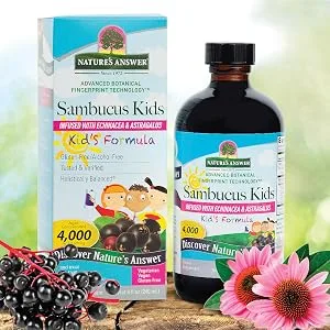 Nature's Answer Sambucus Kid's Formula 4000 mg 8 fl oz (240 ml)) - Nature