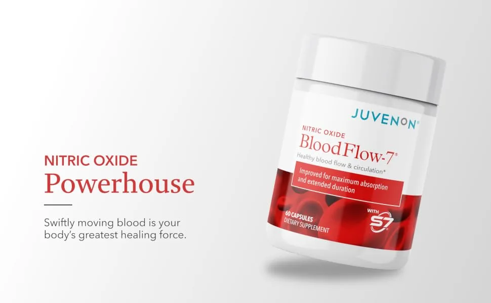 Juvenon BloodFlow-7 Nitric Oxide Supplement with Nitrosigine - bfn1