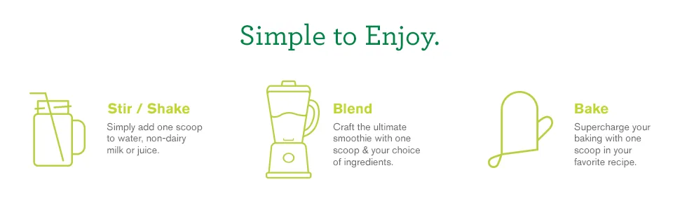 Amazing Grass Green Superfood 150 Capsules - How to Enjoy