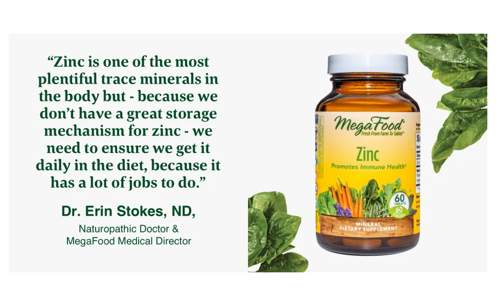 MegaFood Zinc 60 Tablets - megafood
