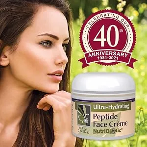 NutriBiotic Peptide Face Creme Ultra-Hydrating 2 oz (57 g) - Peptide Face Creme - image