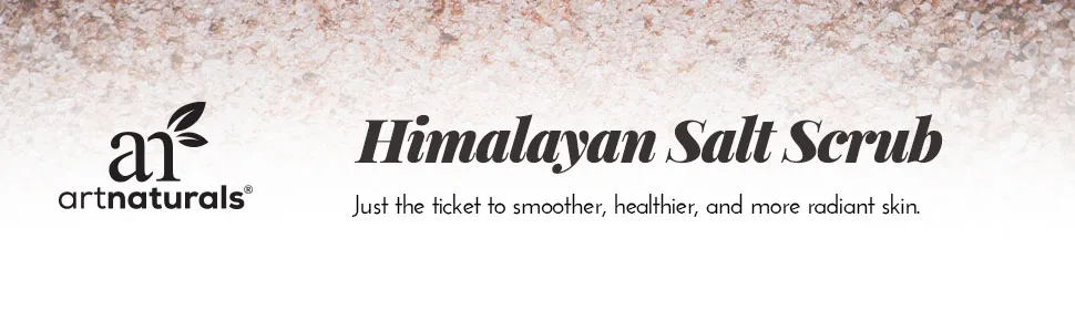 Artnaturals Himalayan Salt Scrub 20 oz (567 g) - banner