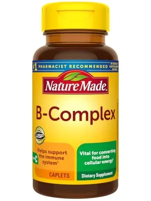 Nature Made B-Complex with Vitamin C 100 Caplets - Nature Made B-Complex with Vitamin C Caplets