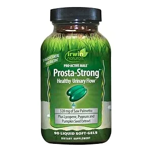 Irwin Naturals Prosta-Strong 90 Liquid Soft-Gels - prosta strong prostate urinary support palmetto pumpkin seed extract