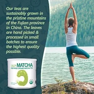 MatchaDNA  Matcha Green Tea Powder - 1 Lbs  - product information 5