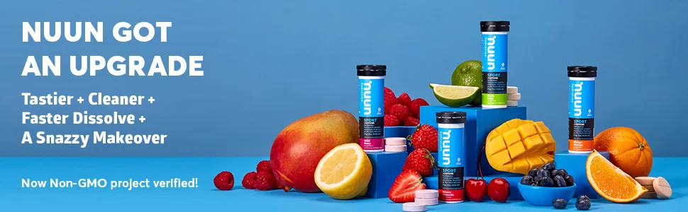 Nuun Sport  Caffeine Drink Tablets - Mixed Flavor - 4 Tubes (40 Servings) - Tastier