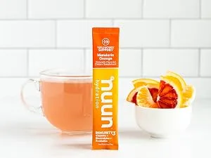Nuun Immune Support Hydration Supplement - Blueberry Tangerine + Orange Citrus - 4 Tubes (40 Servings) - Nuun Immunity3