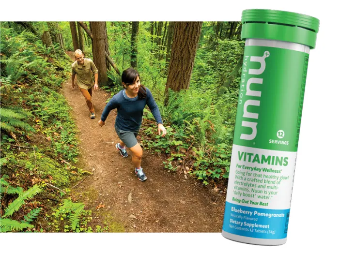 Nuun  Vitamins + Electrolyte Drink Tablets - Mixed Fruit - 4 Tubes (48 Servings) - Tablet