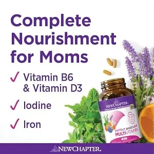 New Chapter Postnatal Vitamins Lactation Supplement - 48 Capsules - product information 2