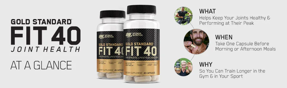 Optimum Nutrition Gold Standard FIT 40 Collagen - 45 Capsules - At a glance