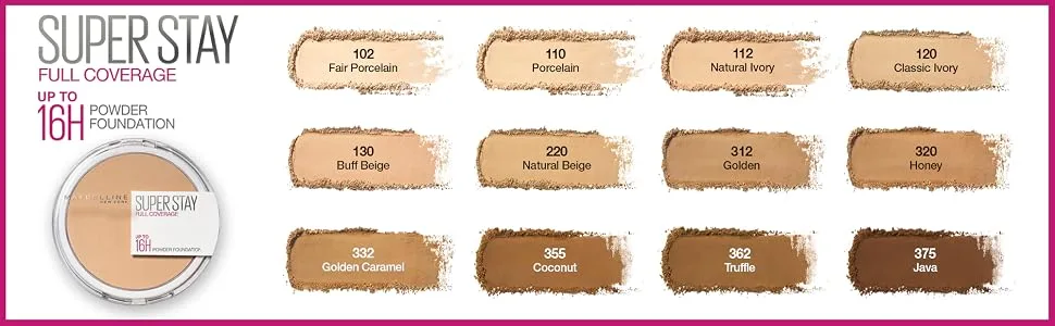 Maybelline Super Stay Full Coverage Powder Foundation - 220 NATURAL BEIGE - product information 1