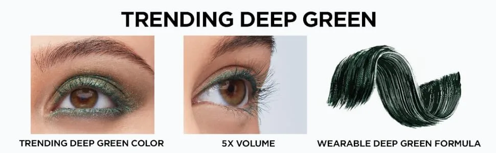 L’Oreal Paris Voluminous Original Volume Building Mascara - Carbon Black - 0.26 Fl Oz - best colored mascara deep green