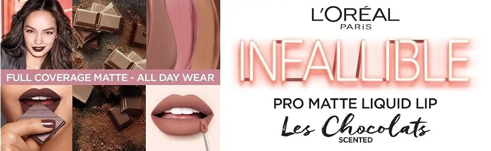 L'Oreal Cosmetics Infallible Pro Matte Liquid Lipstick - Les Chocolates - 0.21 FL OZ - product information 3