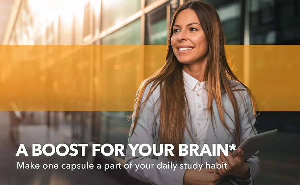 Havasu Nutrition Extra Strength Brain Supplement for Focus - 30 Capsules - brain supplement for focus, energy, memory & clarity saint johns wort