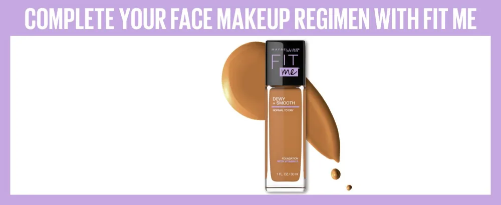Maybelline Fit Me Dewy + Smooth Foundation Makeup - Warm Honey - 1 Fl. Oz - Complete Your Face Makeup Regimen With Fit Me
