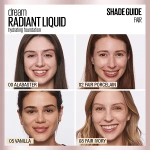 Maybelline Dream Radiant Liquid Medium Coverage Hydrating Makeup - Honey Beige - 1 Fl. Oz - best foundation for fair skin