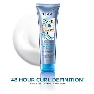 L'Oreal EverCurl Hydracharge Sulfate Free Conditioner with Coconut Oil - 8.5 Fl. Oz - Evercurl, everpure, shampoo, sulfate free