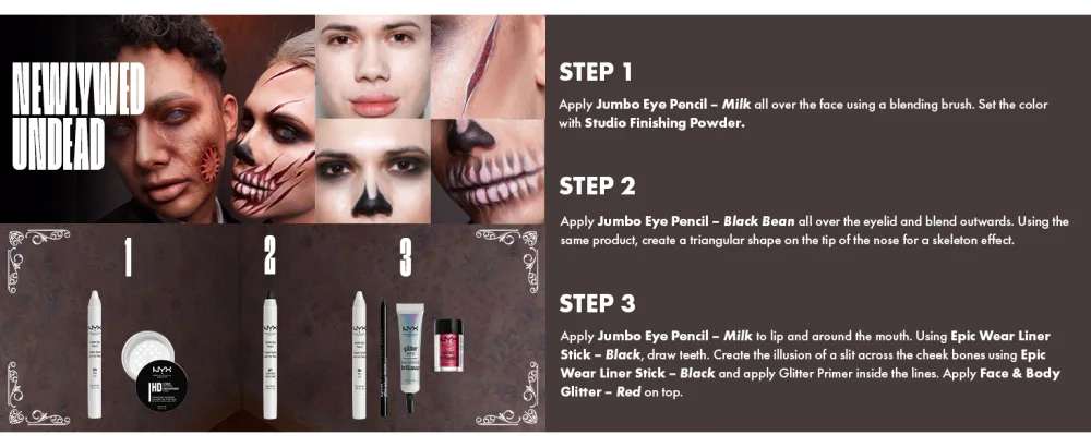 NYX Cosmetics Ultimate Shadow Palette Brights - nyx professional makeup halloween costume look cruelty free vegan formula easy step by step tutorial