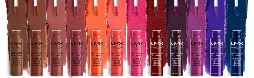 NYX Professional Makeup Lipstick Set 10-Piece Soft Matte Lip Cream Matte vs Metallic Lip Kit - product information 3