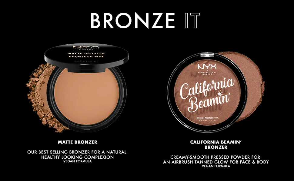 NYX Cosmetics Matte Body Bronzer - Medium - NYX Professional Makeup Matte Bronzer