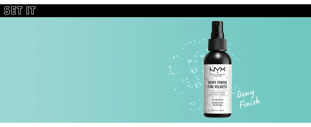NYX Cosmetics Long Lasting Makeup Setting Spray Matte Finish - nyx dewy finish setting spray face