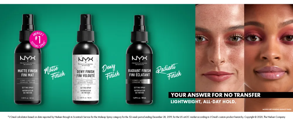 NYX Cosmetics Long Lasting Makeup Setting Spray Dewey - nyx professional makeup setting spray matte dewy radiant finishing spray