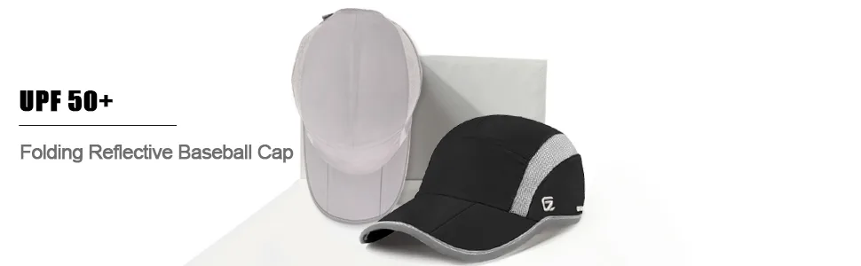 GADIEMKENSD Outdoor Hat Folding Reflective Running Cap for Men & Women - [Multipurpose Cap]