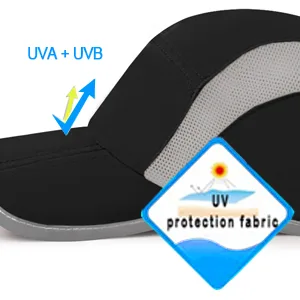 GADIEMKENSD Outdoor Hat Folding Reflective Running Cap for Men & Women - UPF 50+ANTI-UV