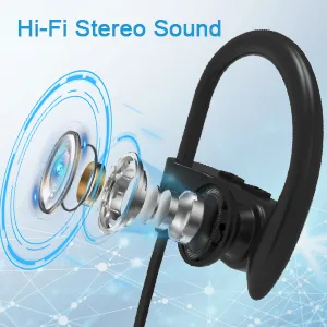 LETSCOM Bluetooth Headphones Wireless Earbuds IPX Waterproof Noise - wireless earbuds
