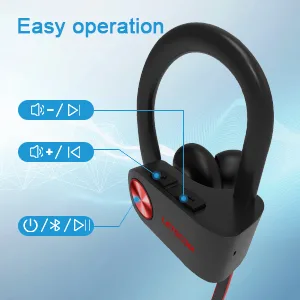 LETSCOM Bluetooth Headphones Wireless Earbuds IPX Waterproof Noise - wireless earbuds