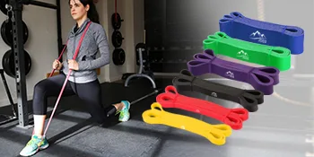KMM Sports Pull up Resistance and Assist Bands, Workout Bands - 6 Pack - product information 8