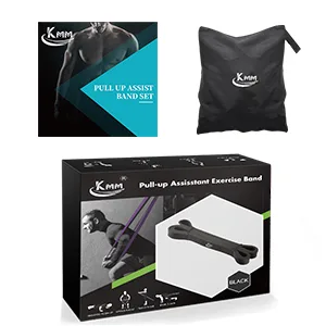 KMM Sports Pull up Resistance and Assist Bands, Workout Bands - 6 Pack - product list