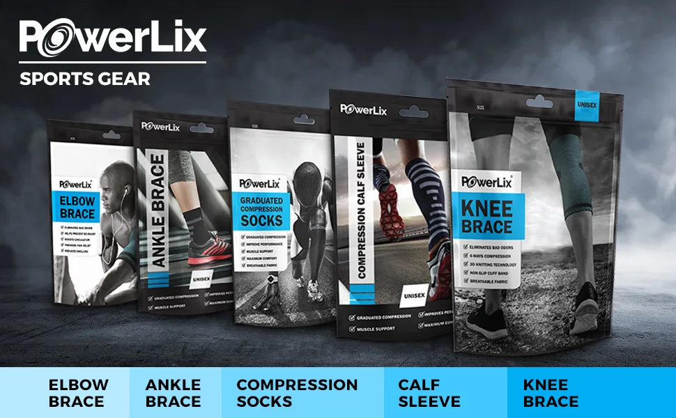 POWERLIX Knee Compression Sleeve for Men & Women - knee brace