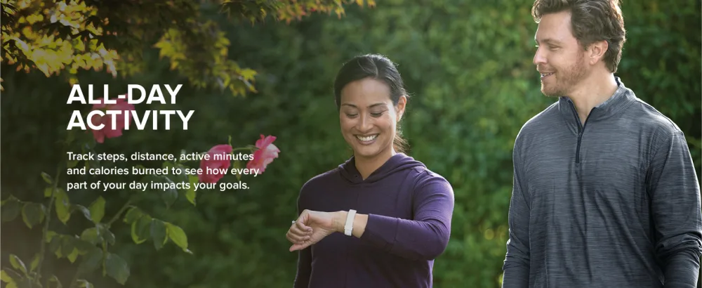 Fitbit Inspire HR Heart Rate and Fitness Tracker, One Size (S and L Bands Included), 1 Count Black (Heart Rate) - All day activity