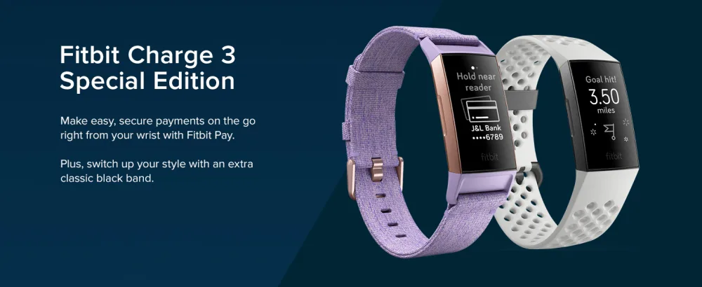 Fitbit Charge 3 Fitness Activity Tracker - charge 3 special edition