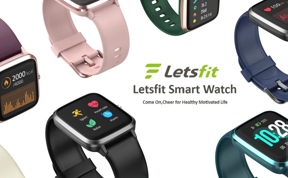 Octandra Letsfit Smart Watch & Fitness Tracker with Heart Rate Monitor - smart watch03