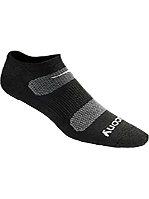 Saucony Men's Multi-pack Mesh Ventilating Comfort Fit Performance No-show Socks - no show socks