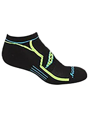 Saucony Men's Multi-Pack Bolt Performance Comfort Fit Socks - no show socks
