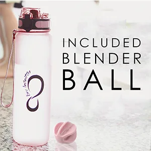 Live Infinitely Shaker with Time Marker 34 oz - fruit infuser water bottle