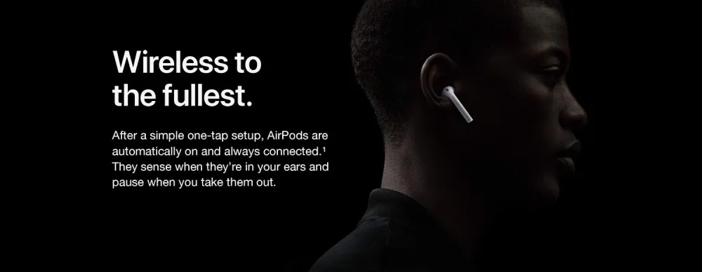 Apple Air Pods with Charging Case (Wired) - White - Wireless to the fullest.